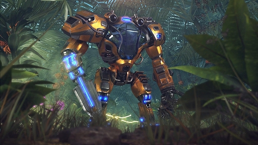 画像ギャラリー No.002のサムネイル画像 / PS5版「The Riftbreaker」プレイレポート。メカアクション,惑星探索,基地建設,タワーディフェンスを融合し,“おいしいとこ取り”したRTS