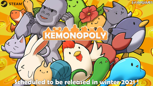 画像ギャラリー No.001のサムネイル画像 / 「ケモノポリー」のSteam Storeページが公開。モノポリーにアレンジを加えた陣取りシミュレーションゲーム