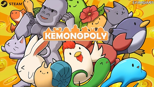 画像ギャラリー No.001のサムネイル画像 / 「ケモノポリー」がSteamで本日配信。可愛らしい動物たちによる陣取りシミュレーションゲーム
