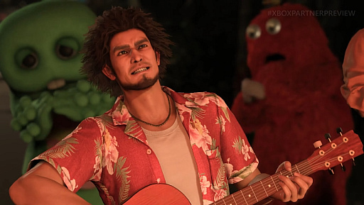 画像ギャラリー No.003のサムネイル画像 / 「龍が如く8」,春日一番がリゾート地“どんどこ島”を開発!? ガチャピンとムックも登場するゲームプレイ映像が公開に