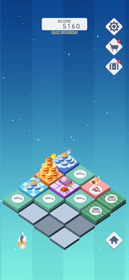 画像ギャラリー No.006のサムネイル画像 / パズルゲームアプリ「迷い猫の冒険 -Stray Cat Towers-」が配信開始