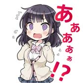 画像ギャラリー No.006のサムネイル画像 / 「アイキス3 cute」,LINEスタンプ“かわいい女子校生スタンプ”発売