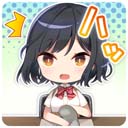 画像ギャラリー No.009のサムネイル画像 / 「アイキス3 cute」,LINEスタンプ“かわいい女子校生スタンプ”発売