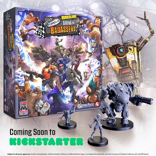 画像ギャラリー No.001のサムネイル画像 / 「ボーダーランズ」の世界を舞台にしたボードゲームがアナウンス。ヴォルトハンターとなり,危険なデスゲームに挑む協力型ゲーム