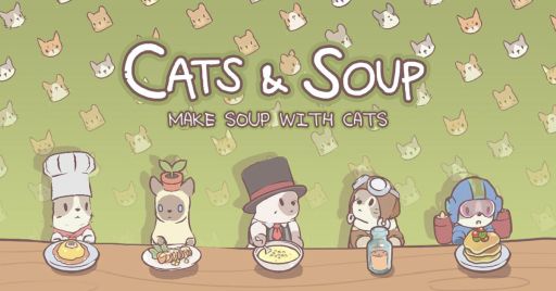 画像ギャラリー No.002のサムネイル画像 / 簡単操作で楽しめる「猫とスープ」が配信中。累積ダウンロード数が568万突破