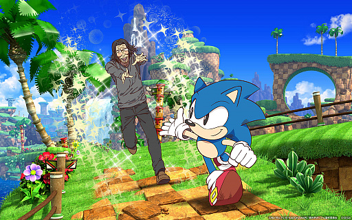 画像ギャラリー No.001のサムネイル画像 / 「異世界おじさん」とソニックがコラボしたビジュアル公開。コラボグッズの再版も決定