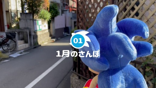 画像ギャラリー No.002のサムネイル画像 / 「ソニック」の新たなSNS動画企画“ソニさんぽ”がスタート。1月のさんぽ動画を公開