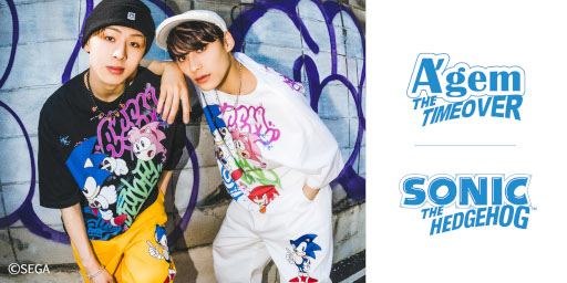 画像ギャラリー No.001のサムネイル画像 / 「ソニック」とストリートブランド「A’gem」のコラボアイテムが6月25日に発売へ