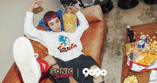 画像ギャラリー No.001のサムネイル画像 / 「ソニック・ザ・ヘッジホッグ」とストリートブランド“9090”のコラボアイテムを8月22日に発売