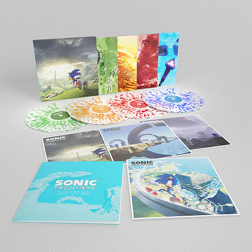 ソニックフロンティア」の楽曲を収めたアナログレコード“Sonic ソニックフロンティア」の楽曲を収めたアナログレコード“Sonic
