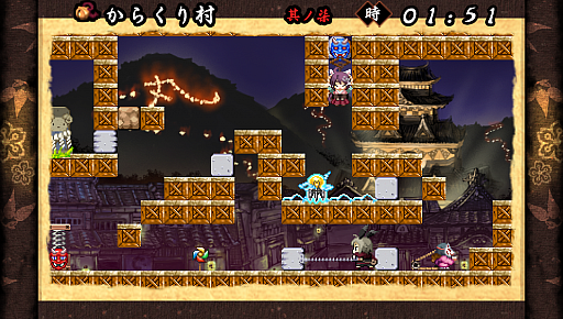 画像ギャラリー No.004のサムネイル画像 / 「疾風のうさぎ丸〜ふたつの冒険譚〜」のSteamストアページが公開に。正義の旅人“うさぎ丸”が村人を救うACTパズル