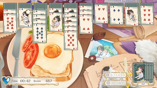 画像ギャラリー No.003のサムネイル画像 / 「ビータスクリエイションソリティア」のSteamストアページが公開に。VTuberグループがソリティアになって登場