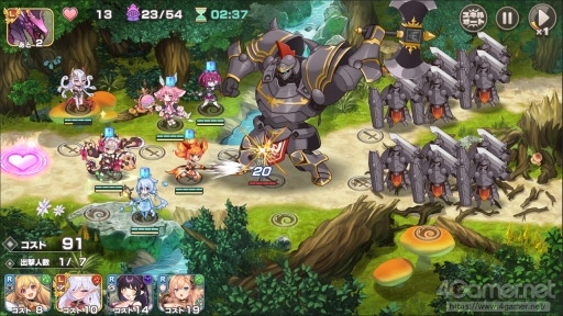 画像ギャラリー No.012のサムネイル画像 / DMM GAMESの新作「モンスター娘TD」を先行プレイ。独特のノリの物語と個性的な美少女たちが魅力のブラウザ向けタワーディフェンスゲーム