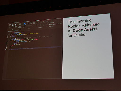 ꡼ No.005Υͥ / GDC 2023AIοʲϻߤޤʤ RobloxפǤץåȥե⥲೫ȯΥݡȤ˥ͥ졼ƥAI