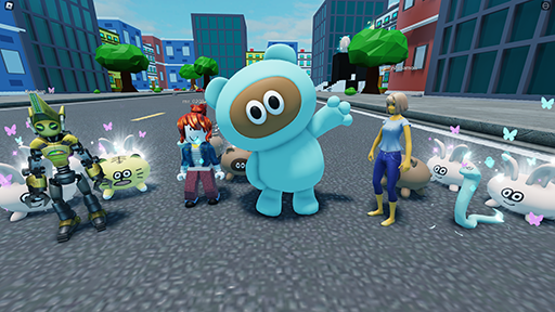 画像ギャラリー No.001のサムネイル画像 / 元でんぱ組.inc夢眠ねむさんのキャラクターが登場するゲーム「たぬきゅんフレンズワールド」が,Robloxで配信開始