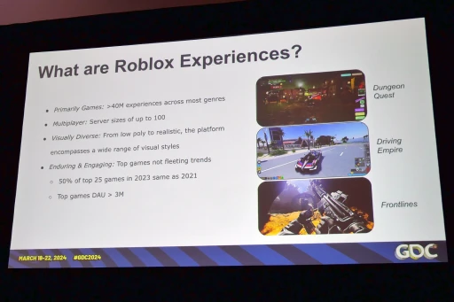 ���������꡼ No.006�Υ���ͥ������ / ��GDC 2024�ϡ�Roblox�פΥ��������ƥ��������ǡ�60�ͤ�θ��Ѥ����߽Ф���Voldex����������