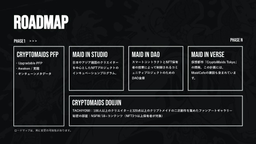 ꡼ No.004 | NFT WarsסᥤɷƮѥܡNFTץȡCryptoMaidsɤȤΥܤȯɽ