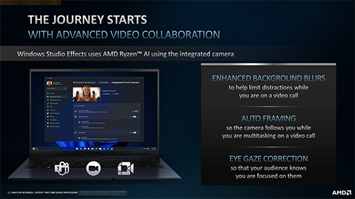 ���������꡼ No.009�Υ���ͥ������ / �ӥ��ͥ�PC��������APU��Ryzen Pro 7000�פ�ȯɽ�ˡ��Ρ���PC�����ˤ�AI��������졼����Ryzen AI�פ��Ȥ߹���