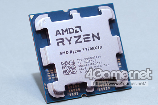 画像ギャラリー No.002のサムネイル画像 / 「Ryzen 7 7700X3D」レビュー。遅れてきたZen 4世代の3D V-Cache搭載CPUは電力あたり性能が優秀ではあるものの価格がネックに