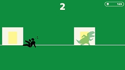 画像ギャラリー No.004のサムネイル画像 / DLソフト「ExitMan Deluxe」が発売決定。落下する天井を避けてひたすら出口に駆け込むアクションゲーム