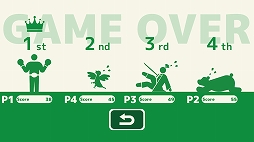 画像ギャラリー No.007のサムネイル画像 / DLソフト「ExitMan Deluxe」が発売決定。落下する天井を避けてひたすら出口に駆け込むアクションゲーム