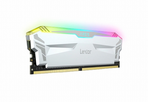 画像集#002のサムネイル/Lexar，OC仕様で光るゲーマー向けDDR4メモリ「ARES DDR4」を発表