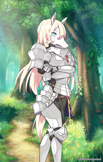 画像ギャラリー No.006のサムネイル画像 / 「けも騎士ぶれいく!」,レバナのキャラストーリーを追加。5000DL突破記念キャンペーンも開催