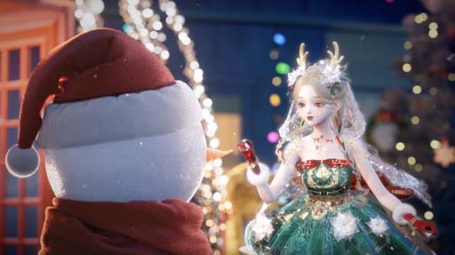 画像集 No.002のサムネイル画像 / 「きらめきパラダイス」，クリスマス期間限定イベント“雪踏む金鈴”を12月22日から開催