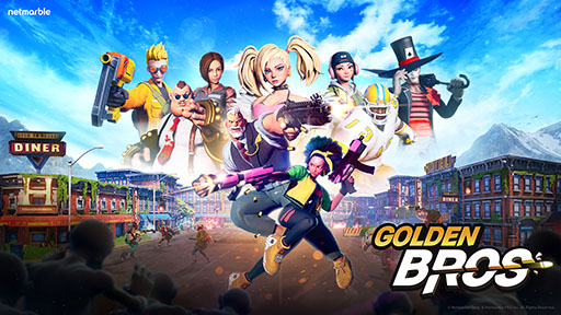 画像ギャラリー No.001のサムネイル画像 / スマホ&PC向けの新作「GOLDEN BROS」が配信開始に。3対3のバトルを短時間で楽しめるカジュアルシューティング