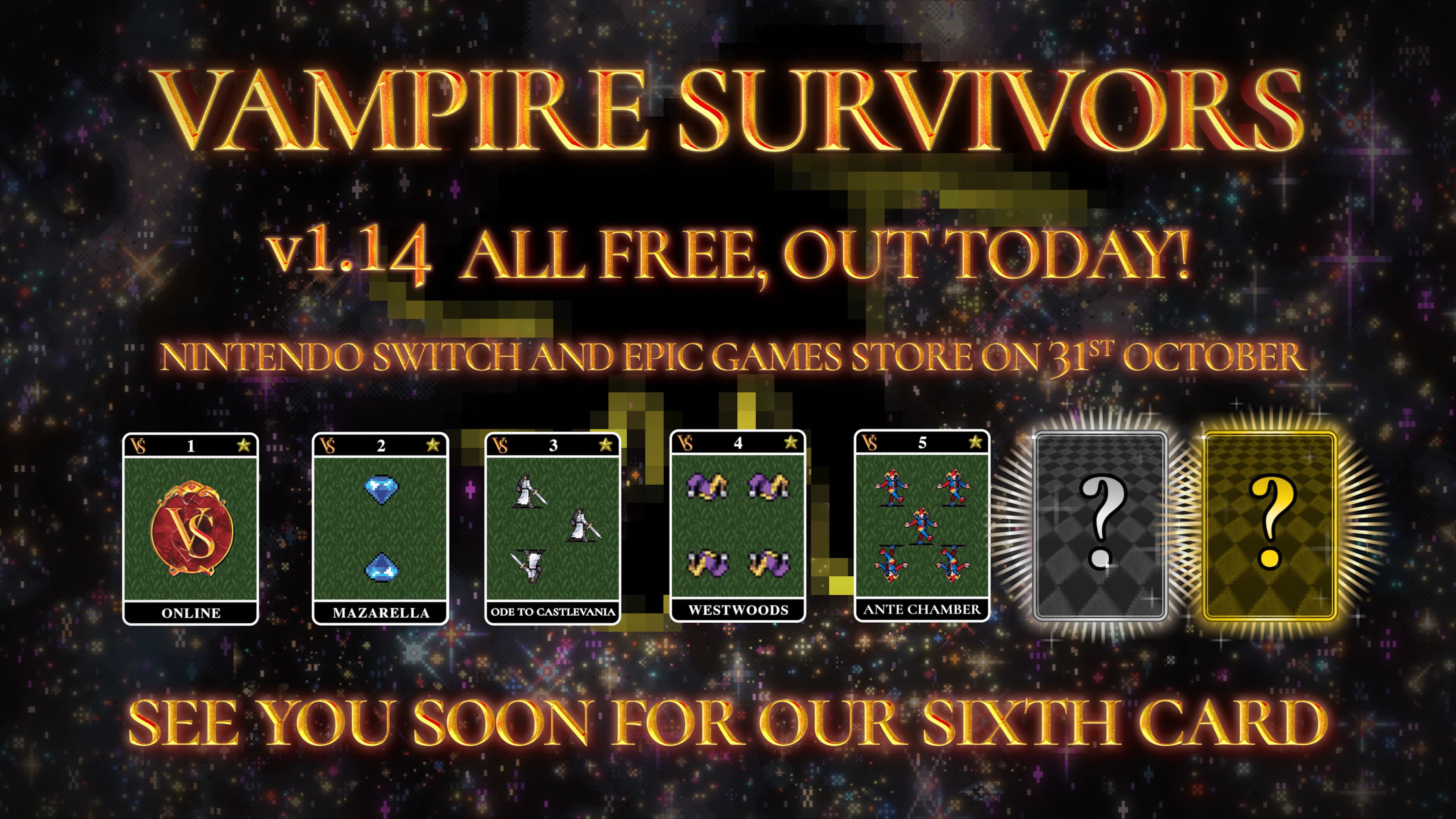 ꡼ No.007 | Vampire Survivorsס饤ϥץ쥤俷Ǥv.1.14ۿ缡ϡBalatroפȤ̵DLCо