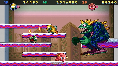 画像ギャラリー No.002のサムネイル画像 / Switch「スノーブラザーズ スペシャル」は5月19日に発売へ。ゲームプレイ映像などを収録したPVの公開も