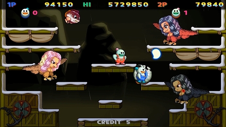 画像ギャラリー No.005のサムネイル画像 / Switch「スノーブラザーズ スペシャル」は5月19日に発売へ。ゲームプレイ映像などを収録したPVの公開も