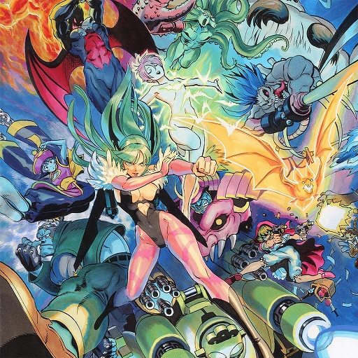 格闘ゲーム「ヴァンパイア」のLPレコードが予約受付を開始。ワン