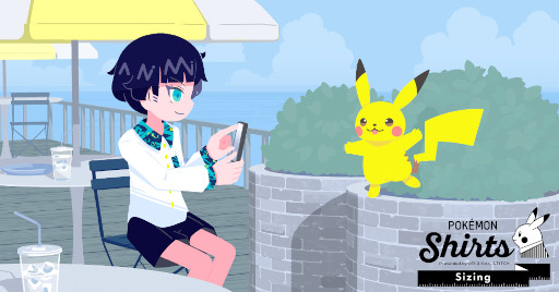 画像ギャラリー No.005のサムネイル画像 / 「ポケモンシャツ」オックスプリント生地を追加。スマホで身体サイズを採寸できる機能も登場