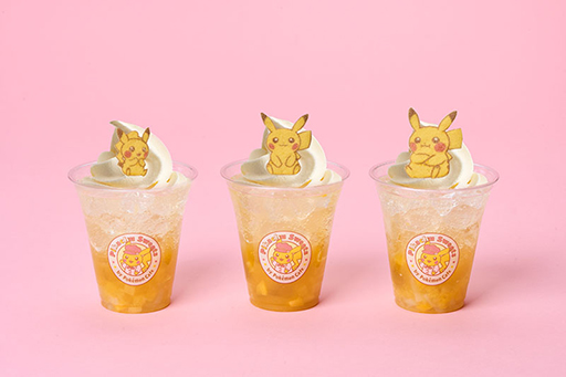 画像ギャラリー No.003のサムネイル画像 / ピカチュウスイーツ by ポケモンカフェ,ピカチュウのポケッフルやフロートを販売中。ストローチャームも登場