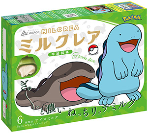 画像ギャラリー No.006のサムネイル画像 / ポケモンのドオーとヌオーをパッケージにデザインした「ミルクレア(MILCREA)」チョコレートと宇治抹茶,8月28日より数量限定で発売