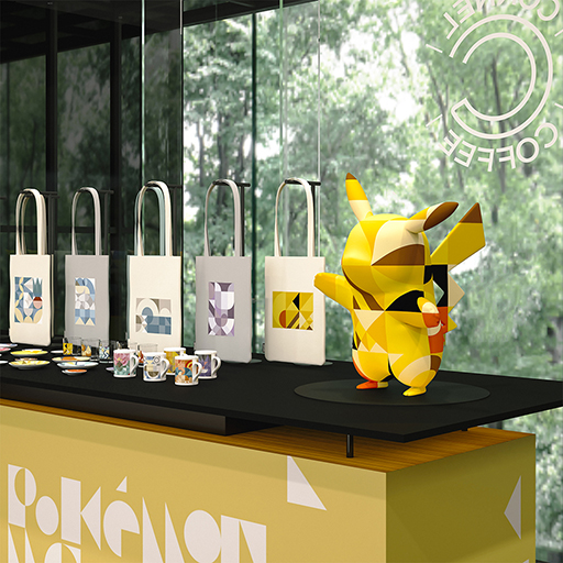 画像ギャラリー No.006のサムネイル画像 / ポケモンがモザイク柄にデザインされたインテリア雑貨コレクション「Pokémon Mosaic」が本日発売。カントー地方のポケモンが抽象的なデザインに