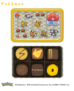 画像集 No.004のサムネイル画像 / 「ポケモン meets メリーチョコレート」2024年バレンタイン商品を発売決定。タイプ別のアソートボックスなど8商品