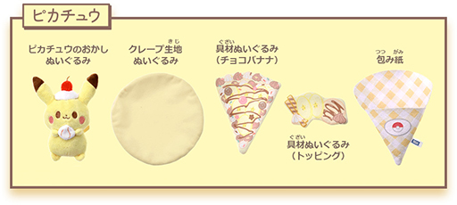画像ギャラリー No.003のサムネイル画像 / 「ポケピース」から「くるくるクレープぬいぐるみ」や「ポケピースハウス スイーツショップ」が登場。スイーツがテーマの商品2種