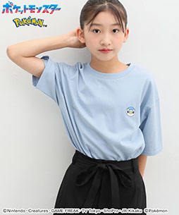 画像ギャラリー No.003のサムネイル画像 / 「ポケモン」の洋服や雑貨のアイテムコレクション,本日発売。ワンポイント刺繍のピカチュウやポッチャマがかわいい