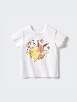 画像ギャラリー No.003のサムネイル画像 / UT×ポケモンの新作ベビー向けTシャツ,3月下旬に発売。ピカチュウやイーブイなどがくつろぐ姿を描いたかわいらしいデザイン