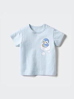 画像ギャラリー No.006のサムネイル画像 / UT×ポケモンの新作ベビー向けTシャツ,3月下旬に発売。ピカチュウやイーブイなどがくつろぐ姿を描いたかわいらしいデザイン