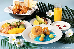 画像ギャラリー No.006のサムネイル画像 / 「ポケモン コラボレーション サマー 2025」,グランド ハイアット 東京で開催。ラプラス&カビゴンの大型ぬいぐるみがあるチェアマン スイート