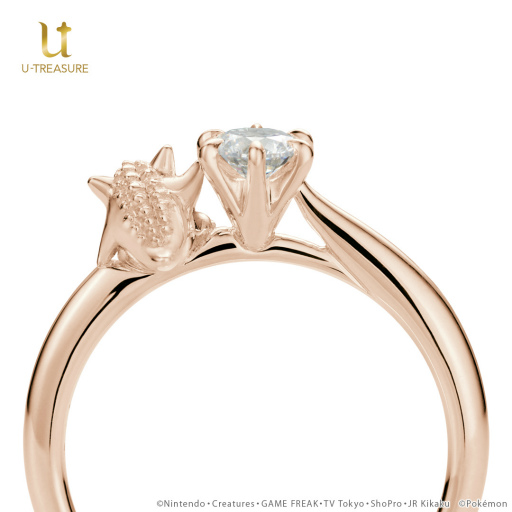 画像ギャラリー No.003のサムネイル画像 / 「ポケットモンスター」のゲンガーをモチーフにした婚約指輪と結婚指輪を本日発売