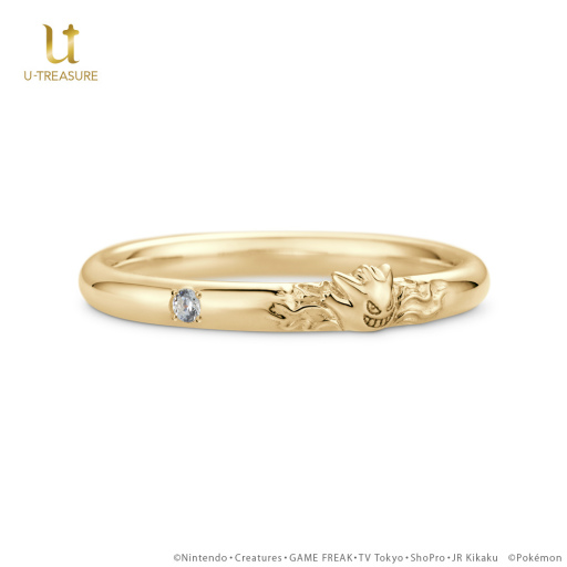 画像ギャラリー No.005のサムネイル画像 / 「ポケットモンスター」のゲンガーをモチーフにした婚約指輪と結婚指輪を本日発売