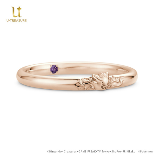 画像ギャラリー No.006のサムネイル画像 / 「ポケットモンスター」のゲンガーをモチーフにした婚約指輪と結婚指輪を本日発売