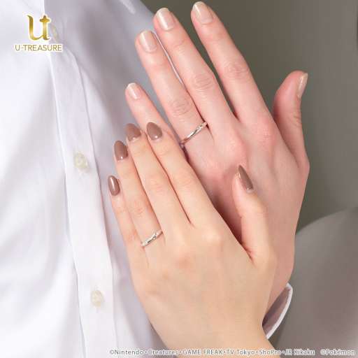 画像ギャラリー No.007のサムネイル画像 / 「ポケットモンスター」のゲンガーをモチーフにした婚約指輪と結婚指輪を本日発売