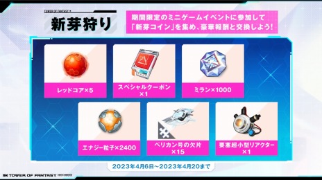 ꡼ No.011 | Tower of Fantasyʸˡ緿åץǡVer.2.4ȿ륱SSR륱ڥꥫɤо