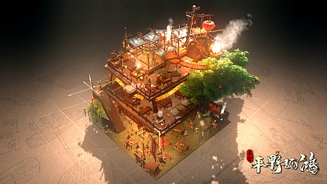 画像ギャラリー No.002のサムネイル画像 / 古代中国都市建設シミュ「Ballads of Hongye」のティザートレイラーが公開に。4月にはαテストの実施も