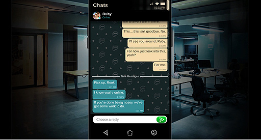 画像ギャラリー No.003のサムネイル画像 / ホラーサスペンスADV「Simulacra 3」発表。小さな町で地元紙のインターンとなり,スマホを駆使して奇妙な失踪事件を調査する